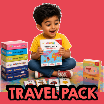 Travel Pack Card Games for Kids – Portable Educational Pocket Games