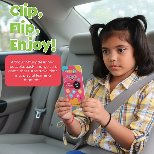 Knowledge Train Level 1 for Kids | GK Question & Answer Cards