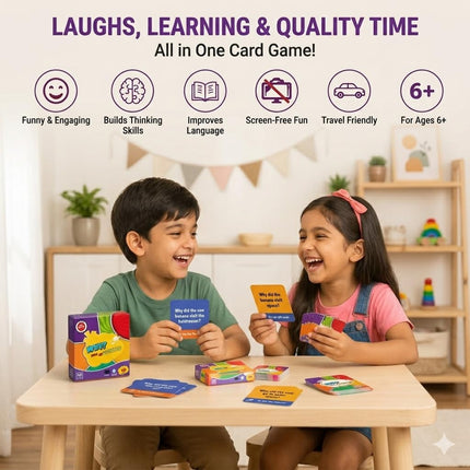 Why Zone of Giggles | Laugh-Out-Loud Family Card Game for Kids & Adults