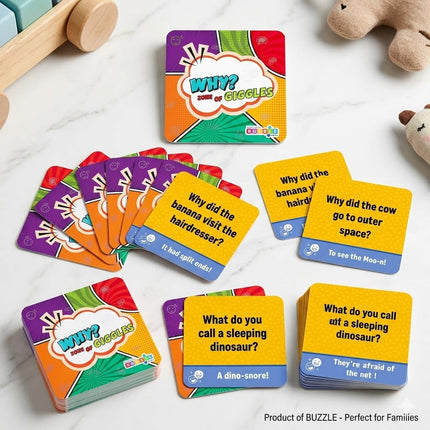 Why Zone of Giggles | Laugh-Out-Loud Family Card Game for Kids & Adults
