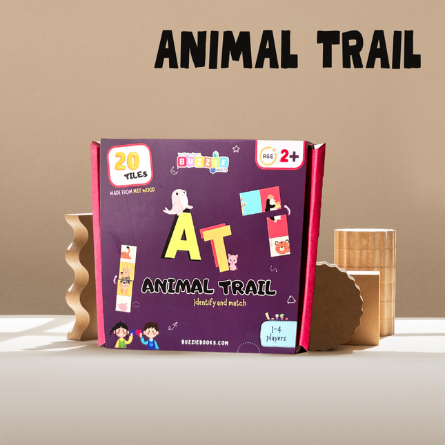 Animal Trail learning game for preschool kids