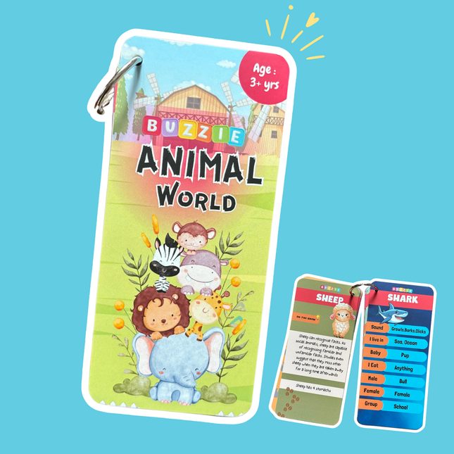 Animal World learning game for preschool kids