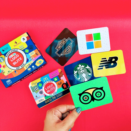 Fun brand identification activity for family game nights