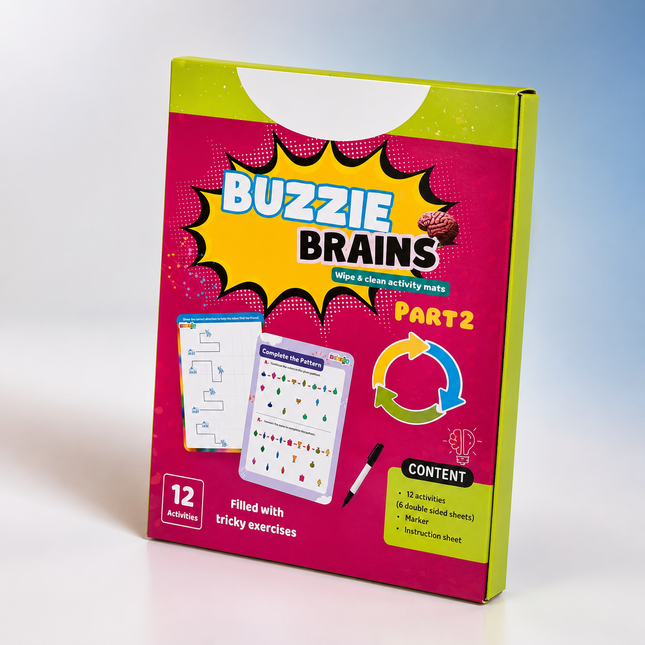 Buzzie Brains Part B advanced activity mats for kids