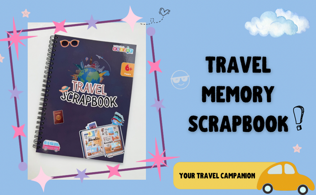 Interactive creative writing and doodle journal for kids