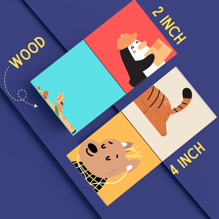Educational animal matching activity for children