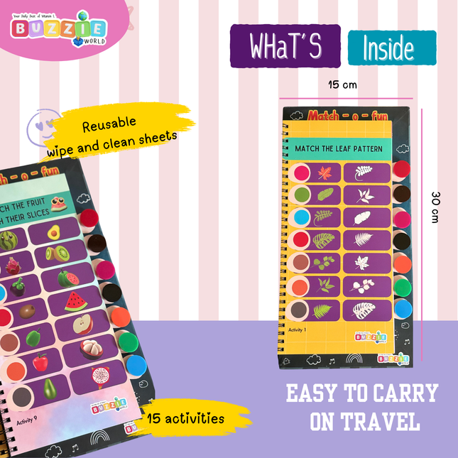 Family-friendly educational matching game for toddlers