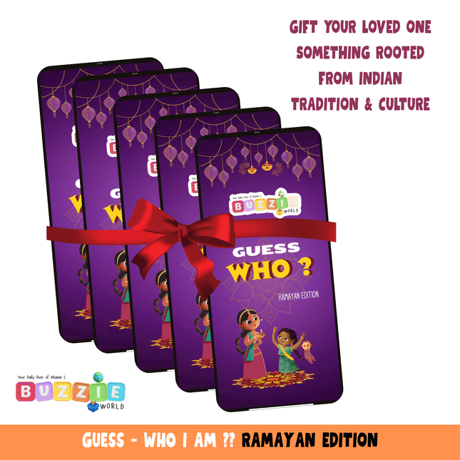 Family-friendly Ramayana educational guessing activity