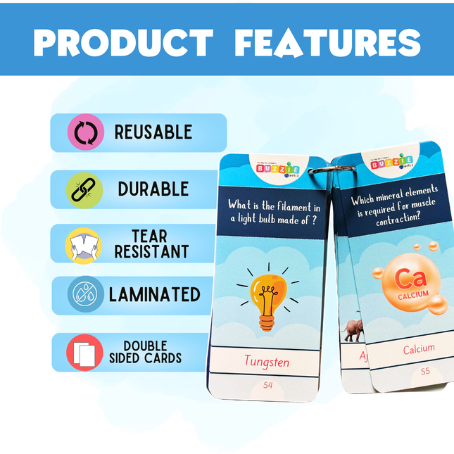 Family-friendly knowledge-building card game for children