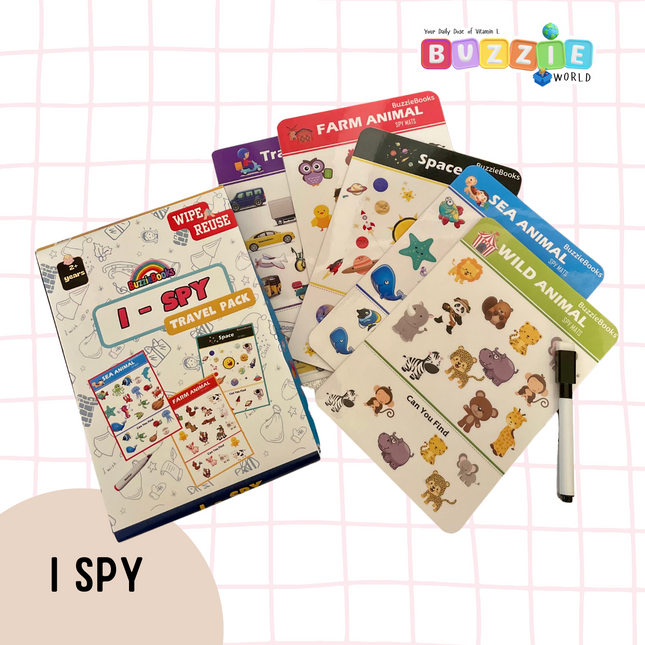 I Spy observation game for preschool kids