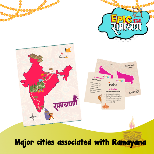 Interactive Ramayana learning cards by BuzzieWorld