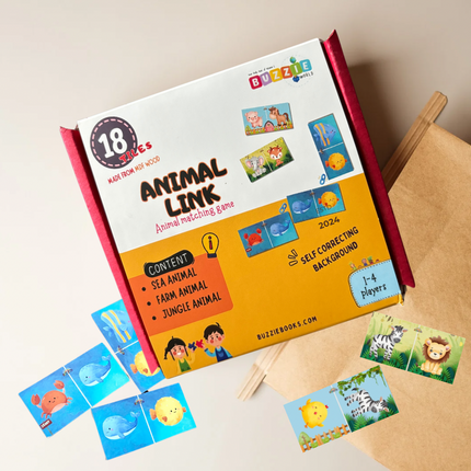 Kids animal matching and classification game