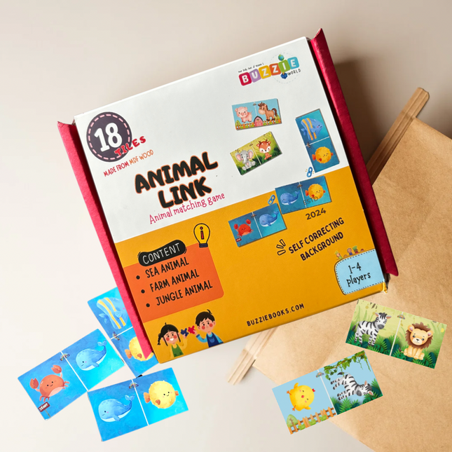 Kids animal matching and classification game
