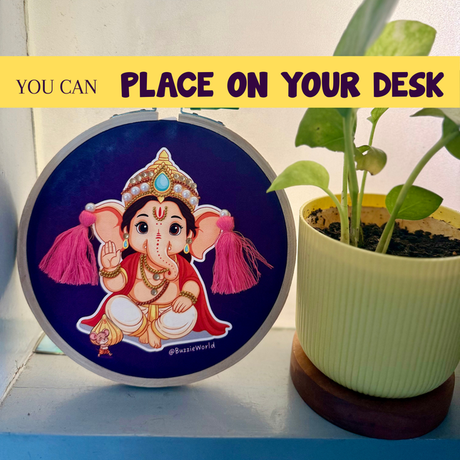 Kids hands-on Ganesha art and craft activity
