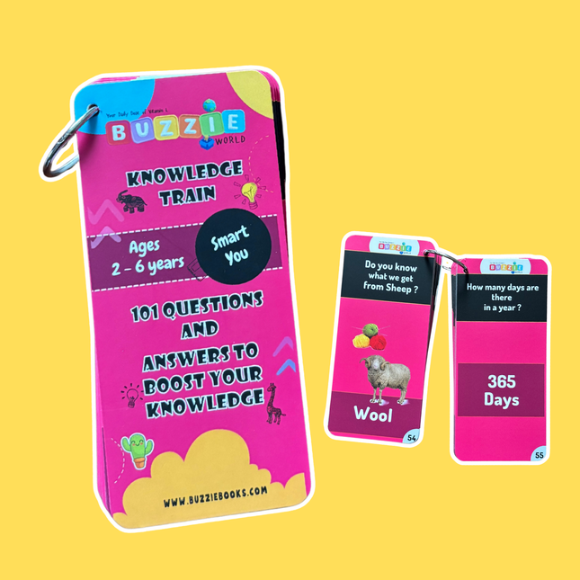 Knowledge Train Level 1 educational card game for kids
