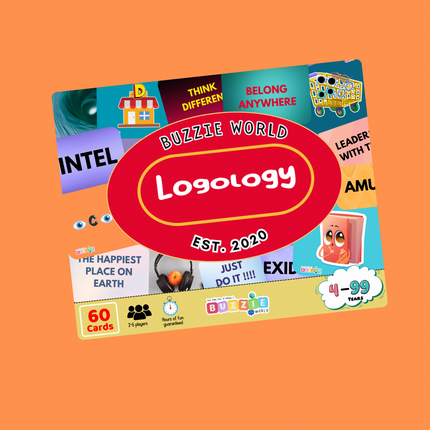 Logology logo trivia game for kids and families