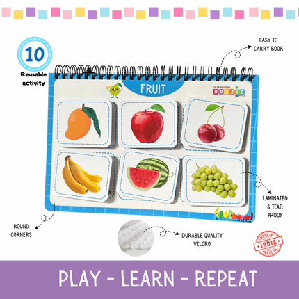 Kids matching and fine motor skill learning activities