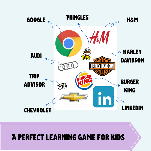 Fun multiplayer logo matching activity for family nights