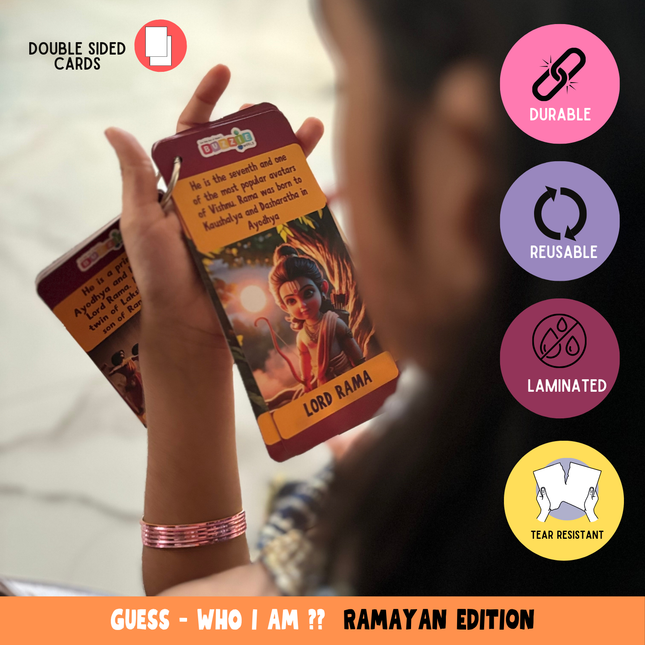 Kids clue-based mythology storytelling card game