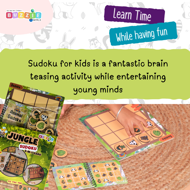 Kids pattern recognition and sequencing puzzle activity