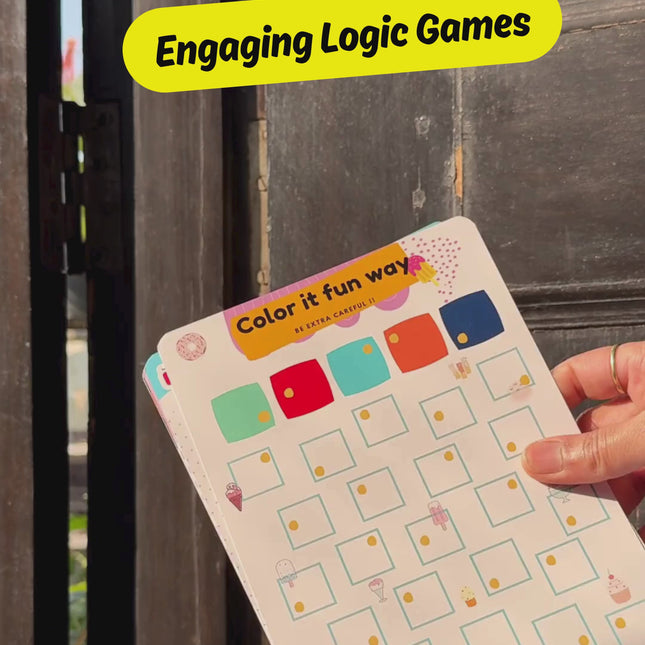 Interactive logic and maze games for preschool children