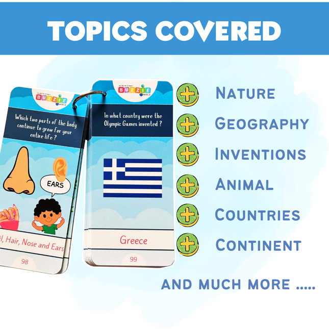 Fun question-based learning cards for growing learners