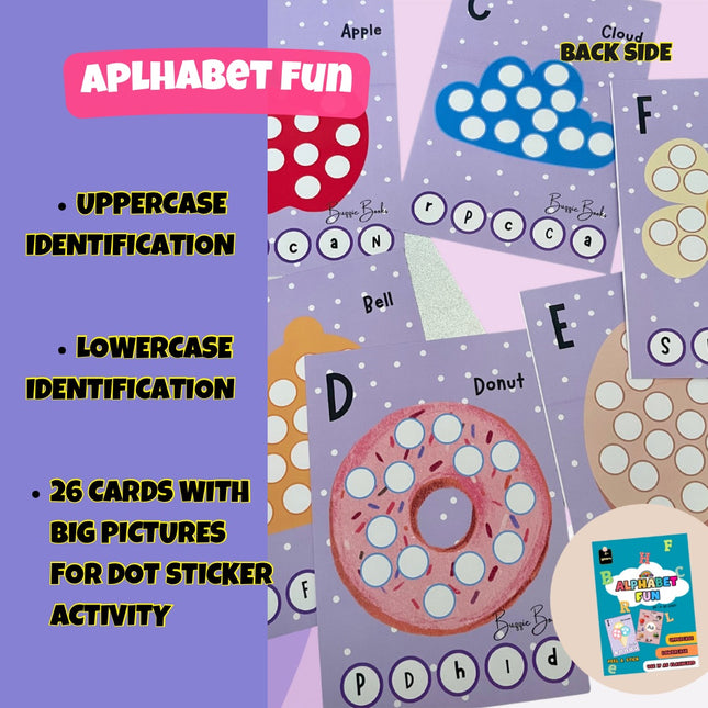 Reusable write and wipe alphabet flashcards by BuzzieWorld