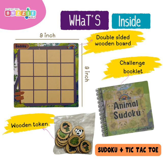 Screen-free brain training game by BuzzieWorld