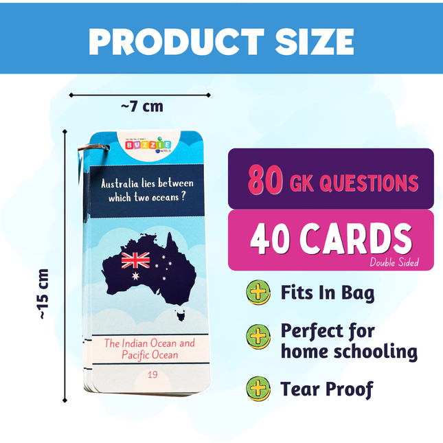 Screen-free educational quiz game by BuzzieWorld