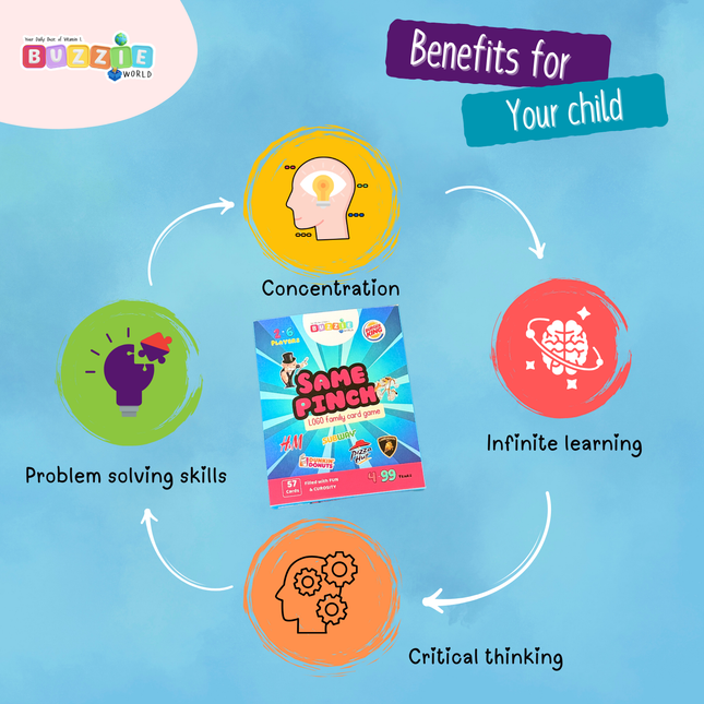 Creative screen-free family entertainment with logo cards