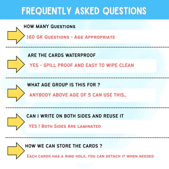 Creative screen-free quiz activity for cognitive development