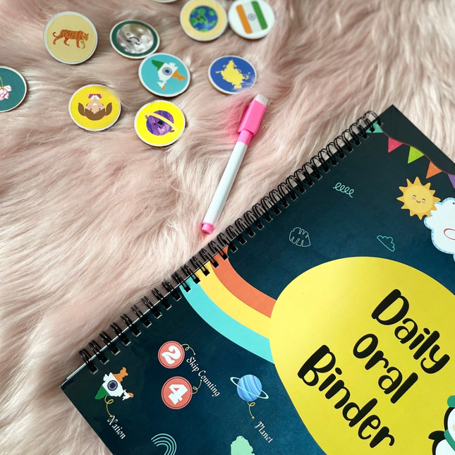Screen-free toddler educational activity binder by BuzzieWorld