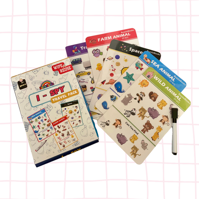 Screen-free visual learning game by BuzzieWorld