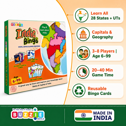 Interactive states and capitals learning activity for kids