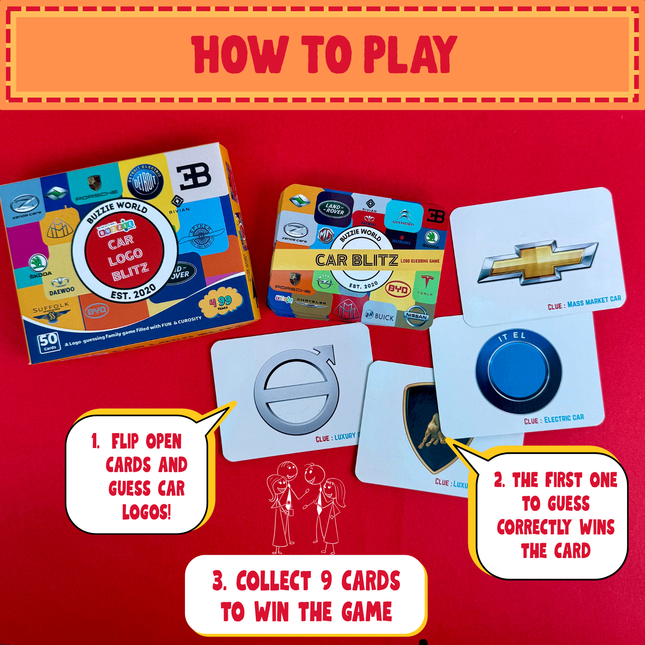 Travel-friendly car trivia game for kids and adults