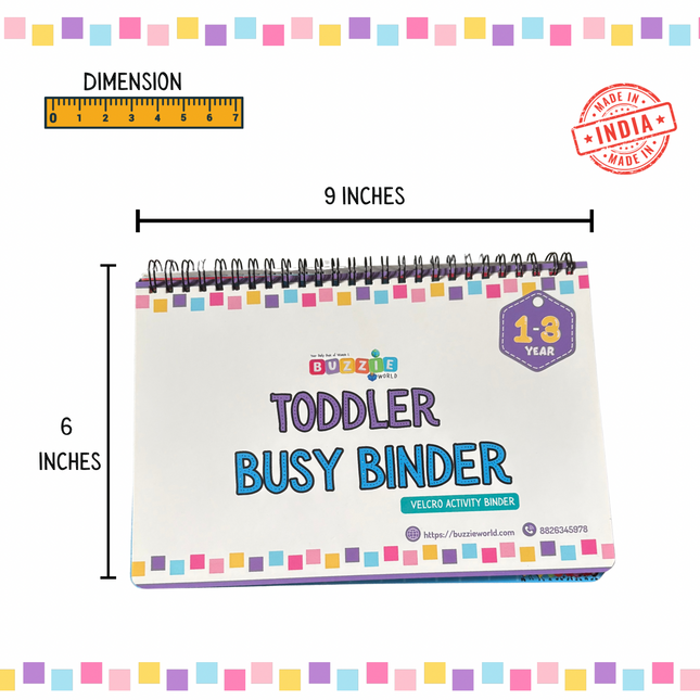 Travel-friendly early learning activity set for kids
