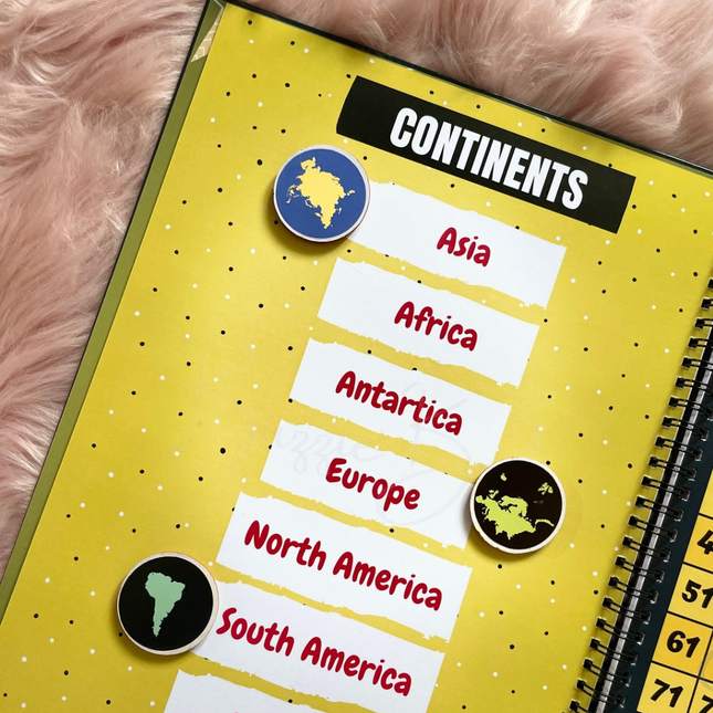 Travel-friendly educational binder for toddlers and preschoolers