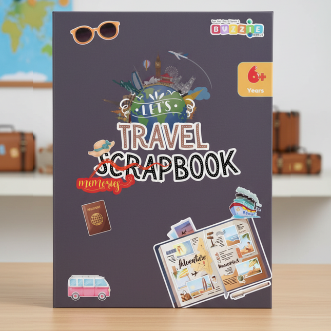 Travel Scrapbook creative memory journal for kids