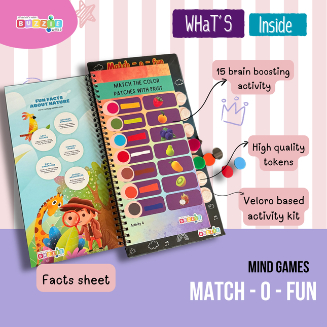 Fun visual matching challenge for early learners